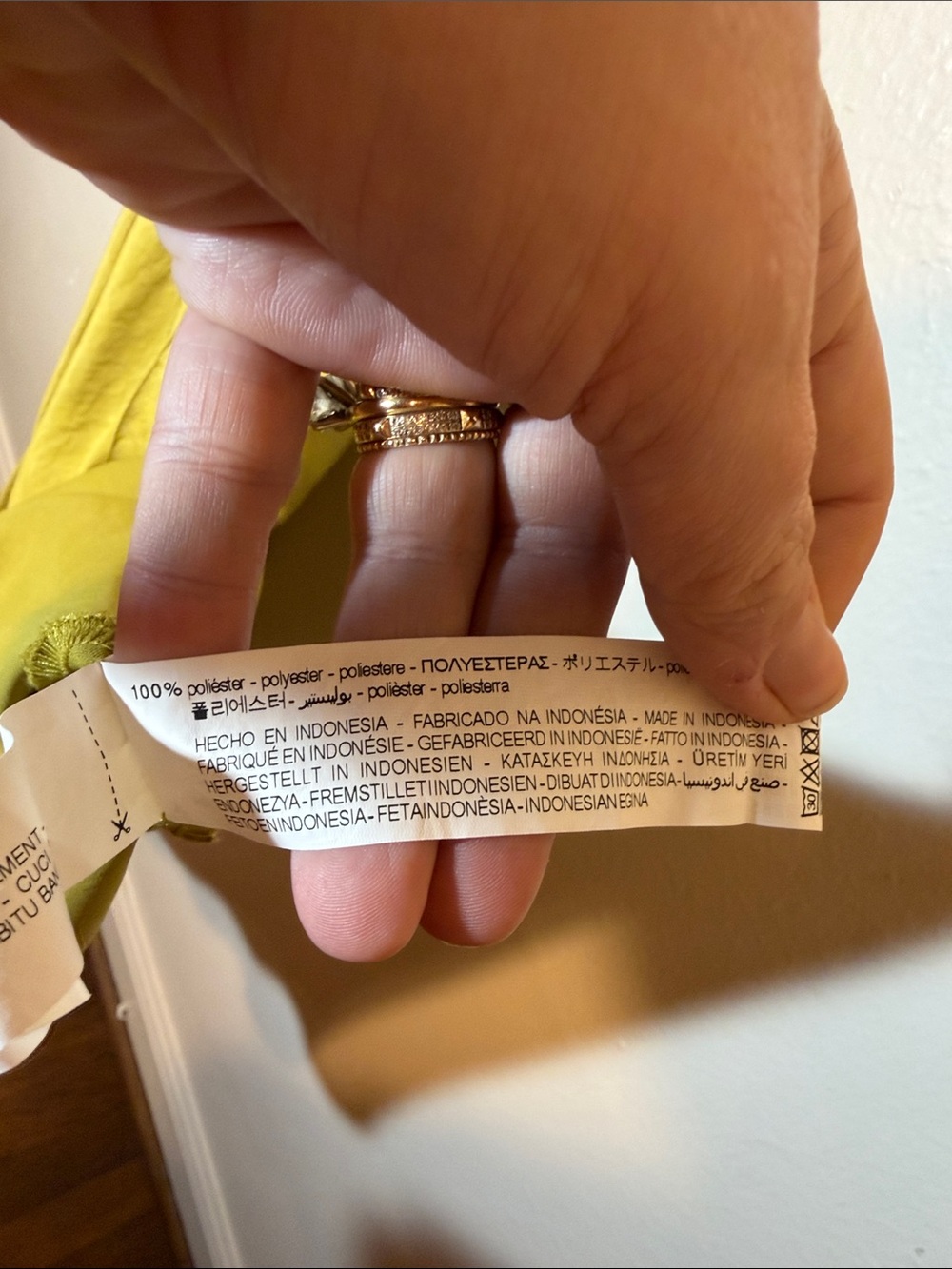 Zara Olive Chartreuse Satin Faux Wrap Silky Maxi Slip Dress Large Cocktail - Picture 8 of 12